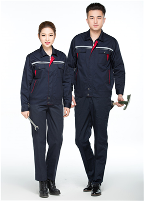 工程服订做|双反三角兜长袖|维修服长袖短袖|汽修劳保厂服